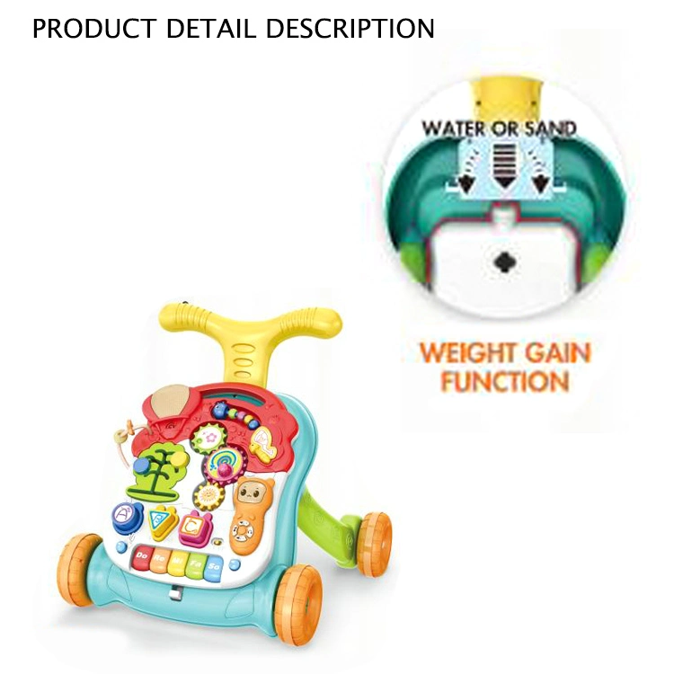 Multi Function Baby Walker Two Modes Baby Musical Stroller Early Educational Baby′ S Partner Push Walker Toy 5 in 1