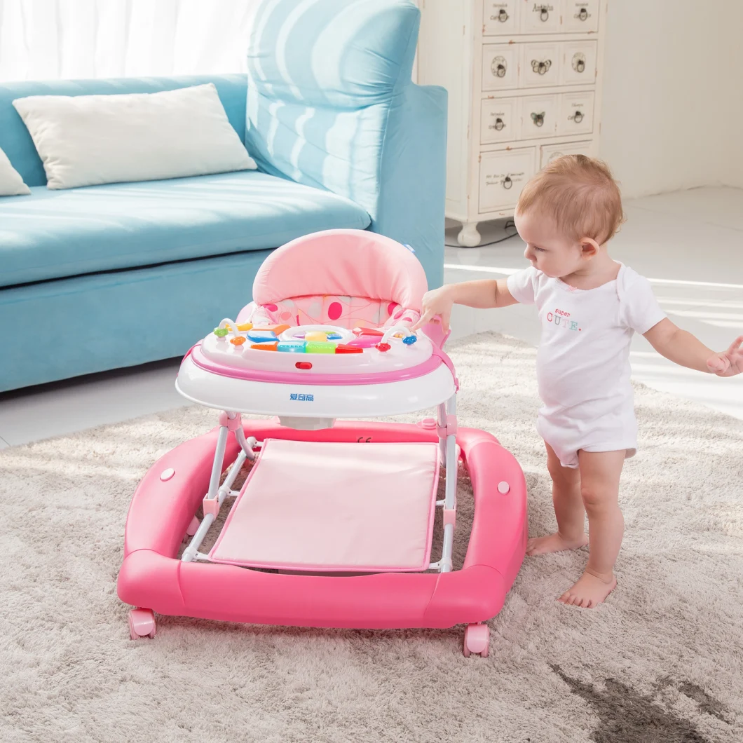 Multiple Color Musical Baby Walker with Rocking