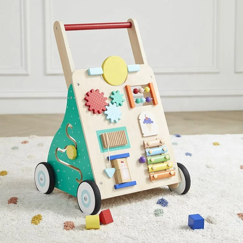 Wholesale Toy Manufacturer Supplier Factory Wooden Baby Walker Toy Wooden Toys