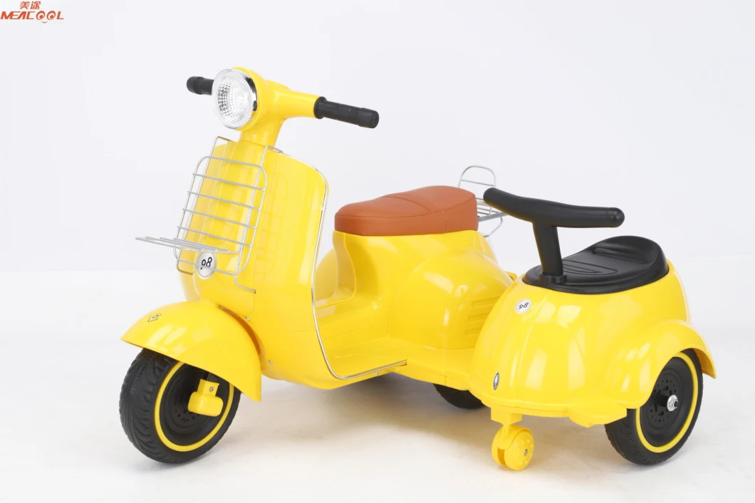 Ride Two Baby Mini Kids Electric Toy Car Tricycle with Side Mount