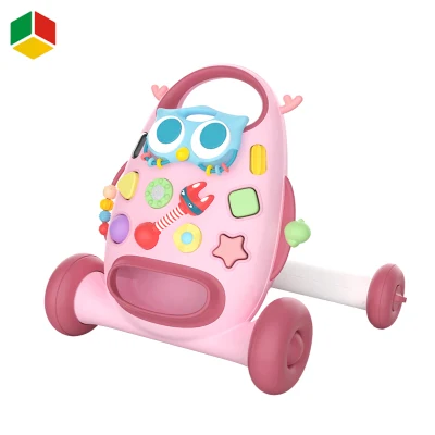 QS Amazon ベストセラー 3 in 1 赤ちゃん知育玩具 音楽学習アクティビティ ライトミュージック付き 多機能ベビーウォーカー 赤ちゃんのおもちゃ